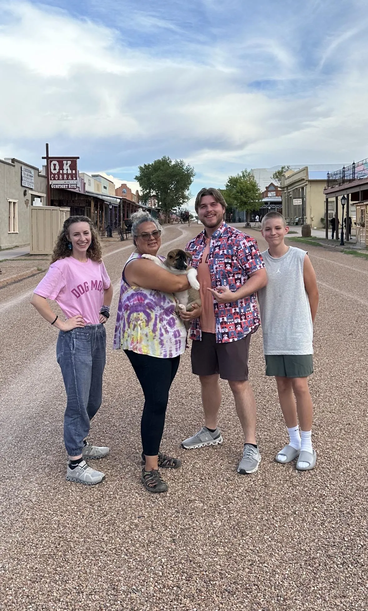 Dax's a Akita puppy from WeVolution Off-Grid near Tombstone, Arizona, shared by Dax in Sept. 2026