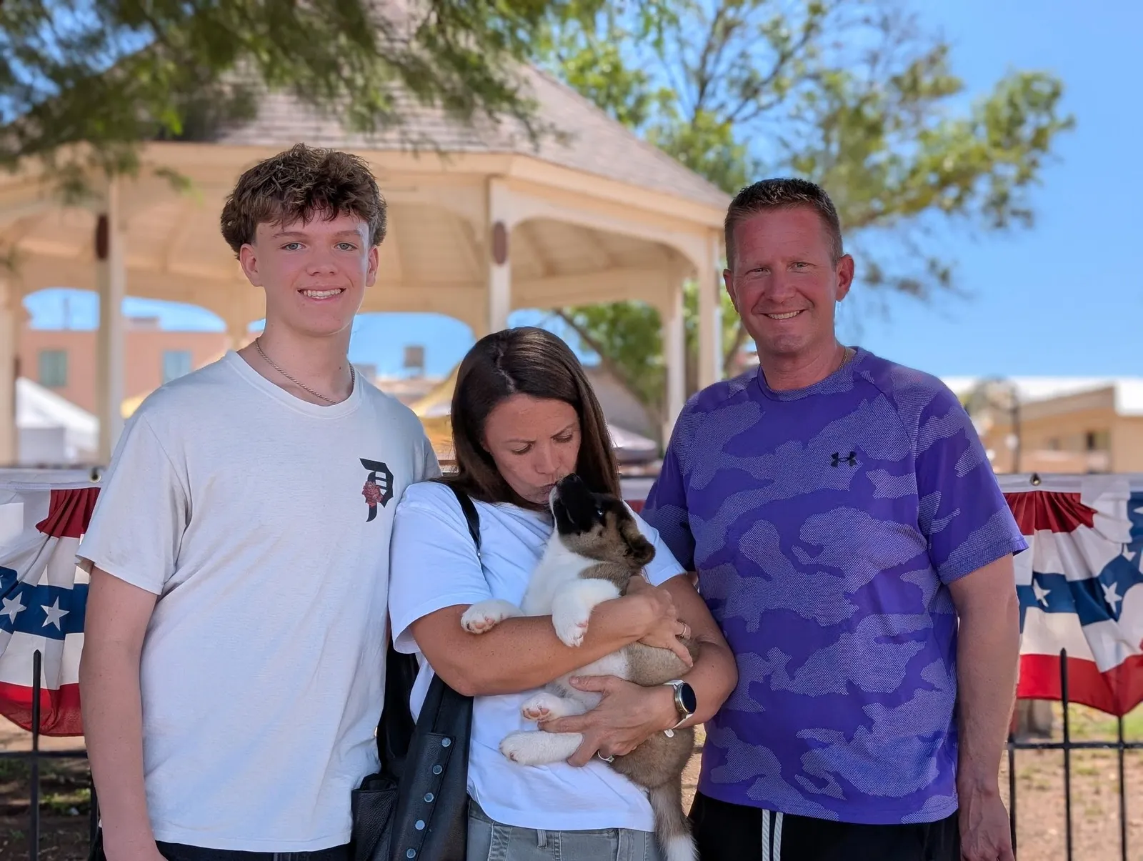 Kiki, a Akita puppy from WeVolution Off-Grid near Tombstone, Arizona, now in a new home